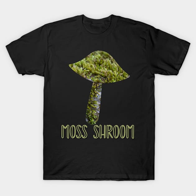Moss Shroom T-Shirt by Moonlit Midnight Arts